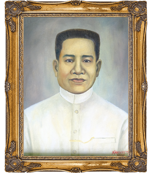 Portrait of former Mayor Caudencio De Rama