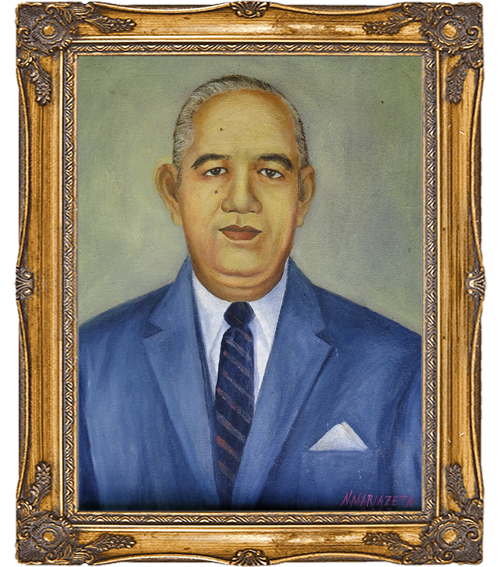 Portrait of former Mayor Ceasar Merto