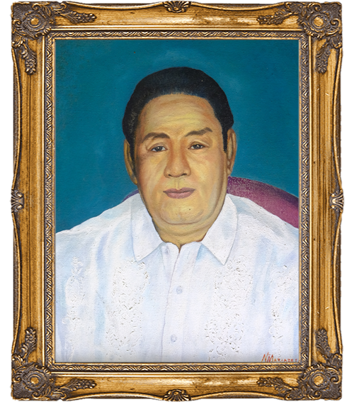 Portrait of former Mayor Romeo Portes