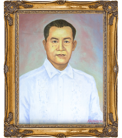 Portrait of former Mayor Timoteo Bermudez